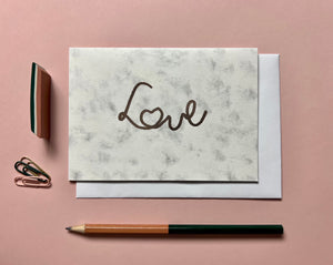 MARBLE LOVE CARD