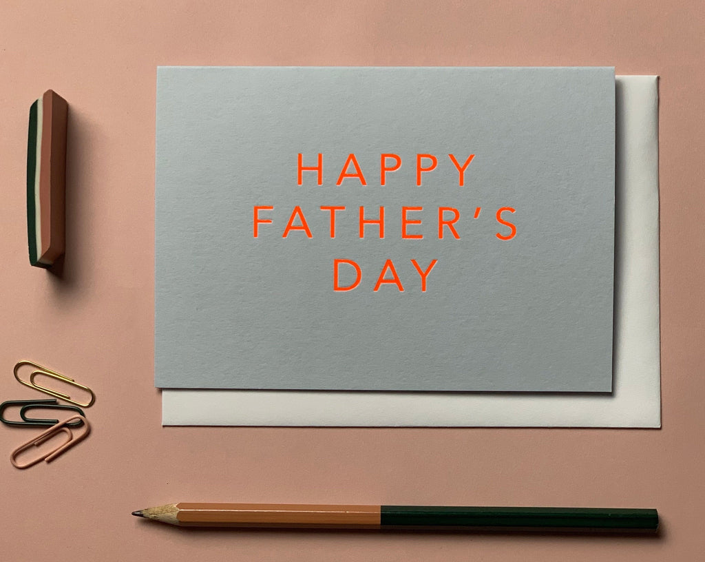 HAPPY FATHER’S DAY NEON CARD