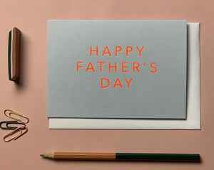 HAPPY FATHER’S DAY NEON CARD