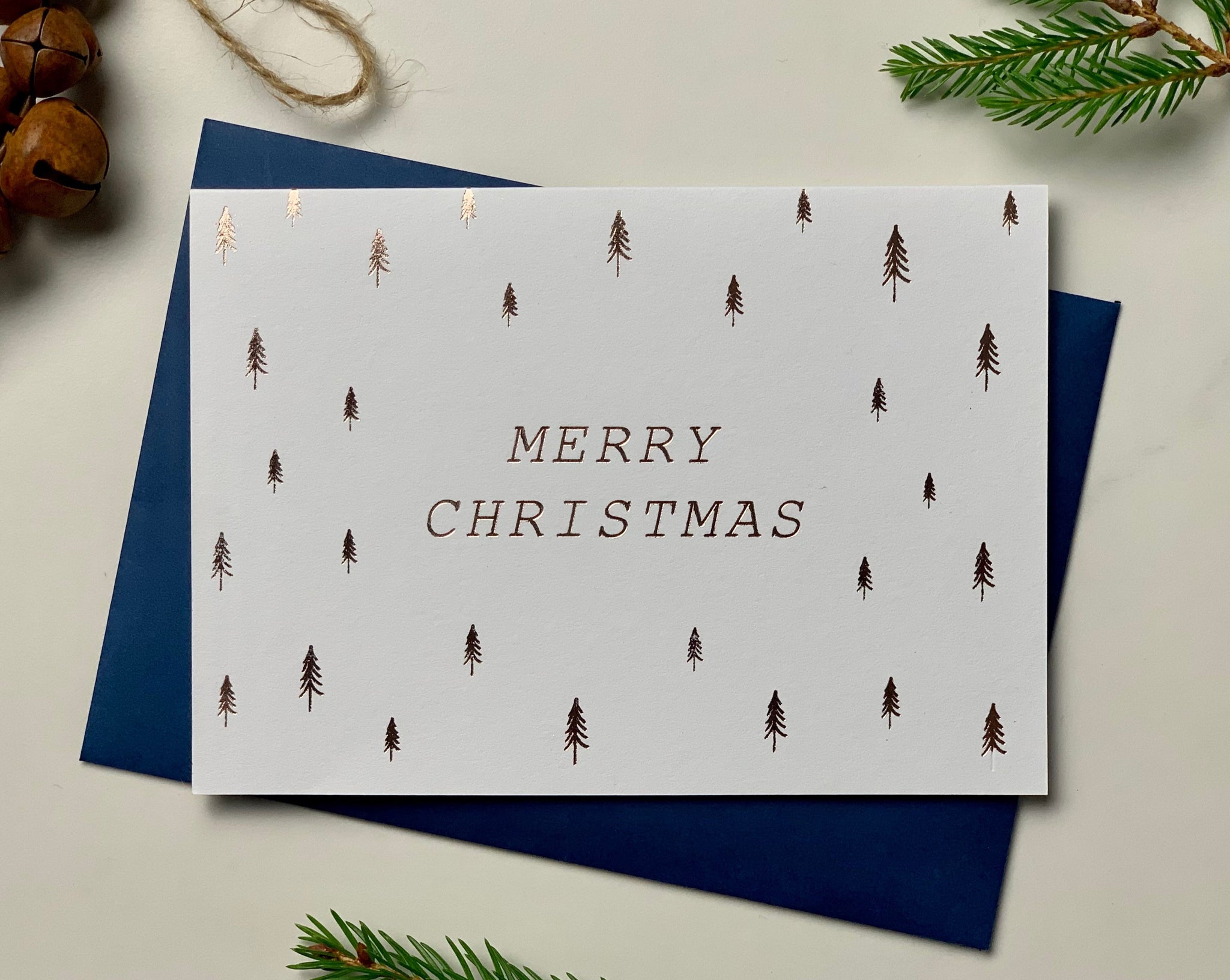 MERRY CHRISTMAS TREE CARDS