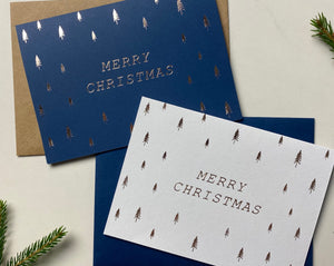 MERRY CHRISTMAS TREE CARDS